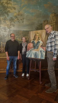 Personen auf dem Photo (v.l.n.r.): Matthias Jochem, Christa Auch-Schwelk, Gerald Köhler